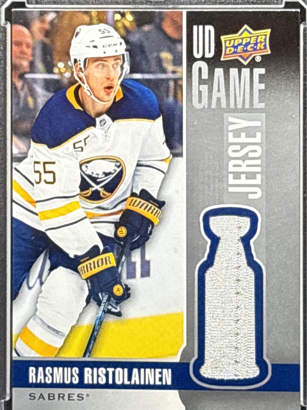 Upper Deck Rasmus Ristolainen Sabres Jersey Card
